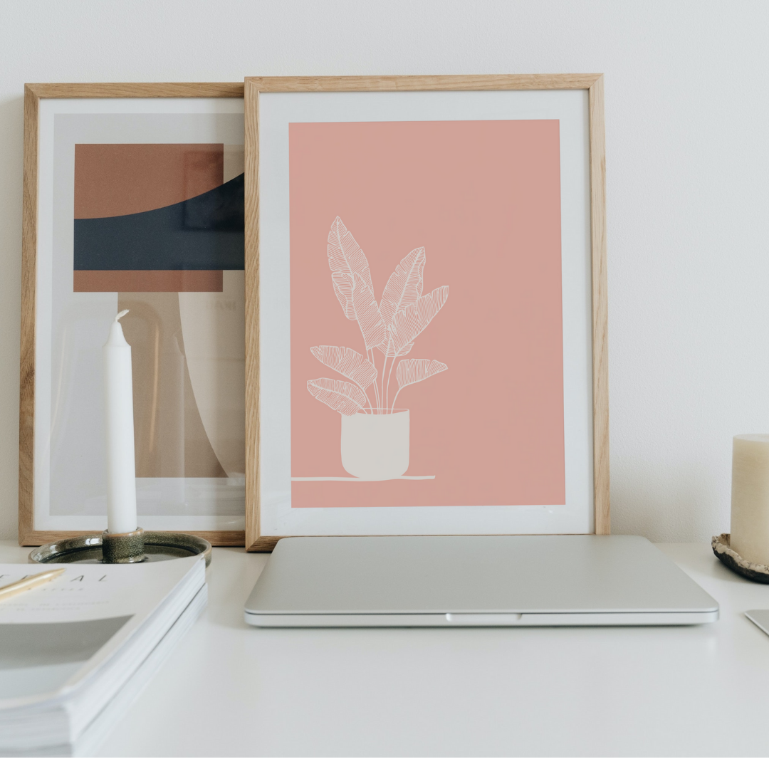Minimalist Palm Silhouette - Wall Poster - Le Botanist
