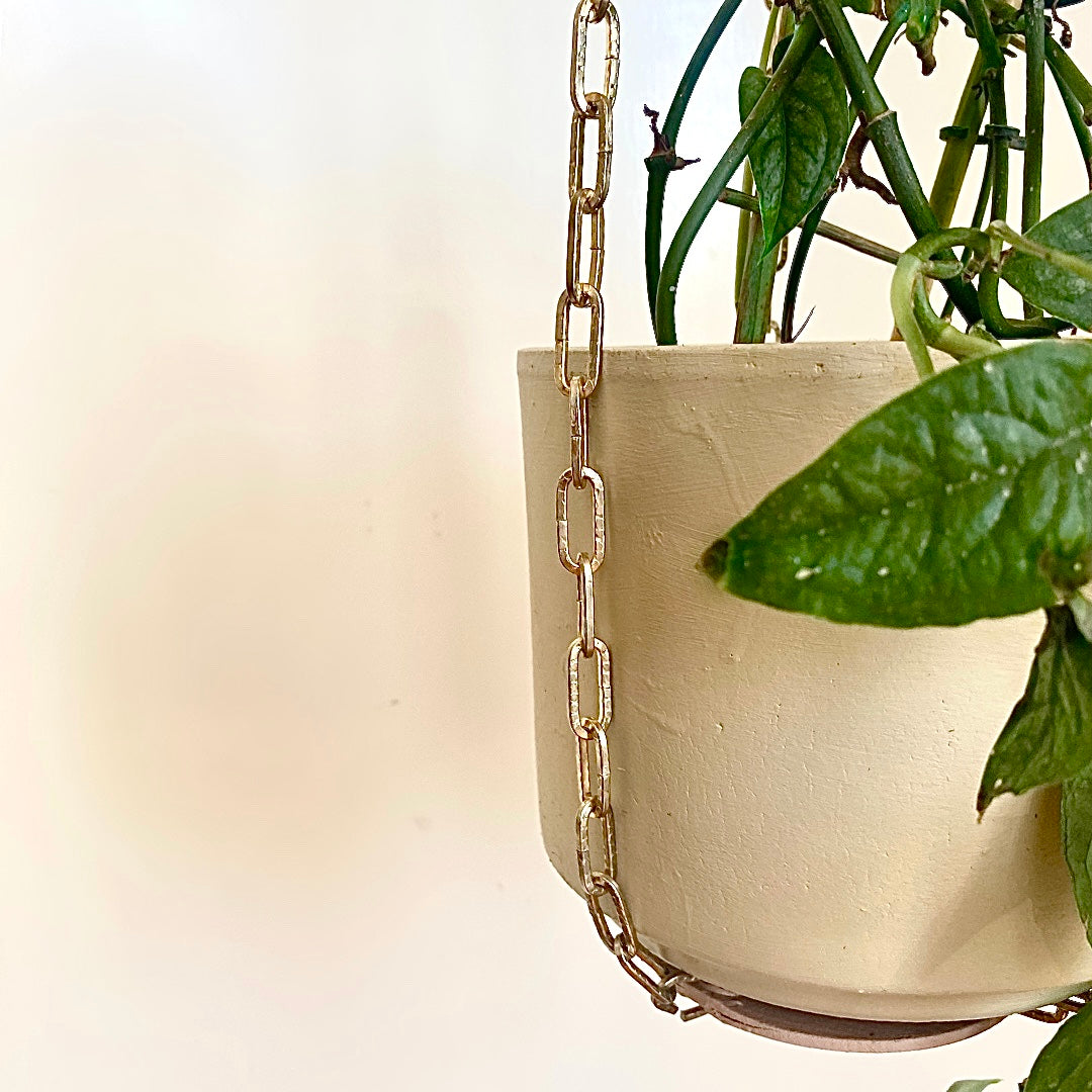 Chain Link Hanging Pot Holder - Le Botanist